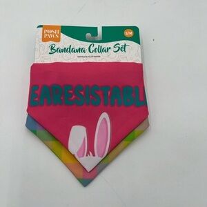Posh Paws Pet Large "Earesistable" 2-Piece Bandana Collar Setn NWT